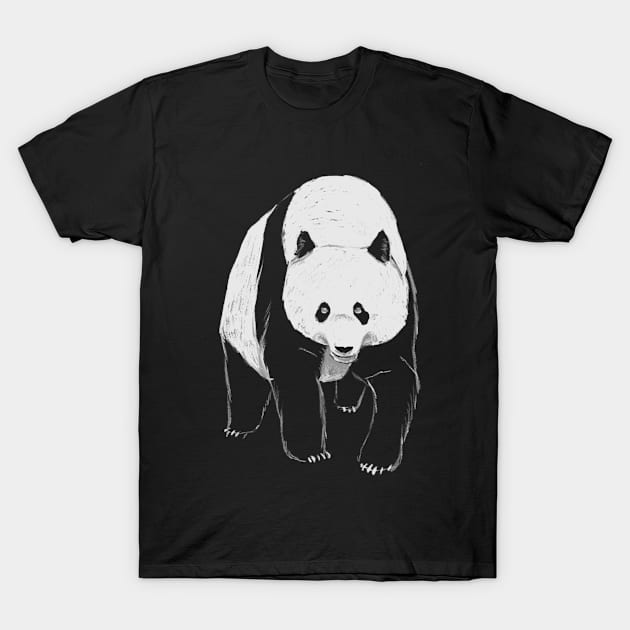 Giant Panda T-Shirt by Mirrortail